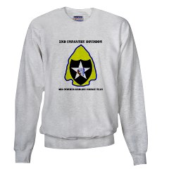 2ID3SBCT - A01 - 03 - DUI - 3rd Stryker Brigade Combat Team with Text Sweatshirt - Click Image to Close