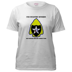 2ID3SBCT - A01 - 04 - DUI - 3rd Stryker Brigade Combat Team with Text Women's T-Shirt