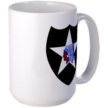 02ID - M01 - 03 - SSI - 2nd Infantry Division - Large Mug