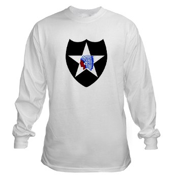 02ID - A01 - 03 - SSI - 2nd Infantry Division - Long Sleeve T-Shirt - Click Image to Close