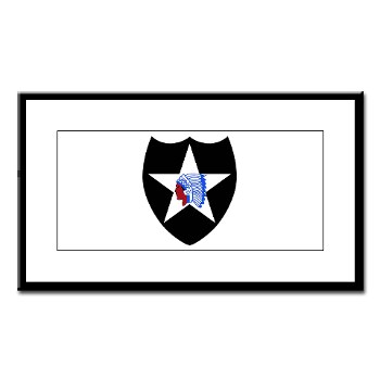 02ID - M01 - 02 - SSI - 2nd Infantry Division - Small Framed Print - Click Image to Close
