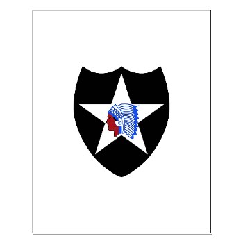 02ID - M01 - 02 - SSI - 2nd Infantry Division - Small Poster - Click Image to Close