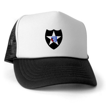 02ID - A01 - 02 - SSI - 2nd Infantry Division - Trucker Hat - Click Image to Close