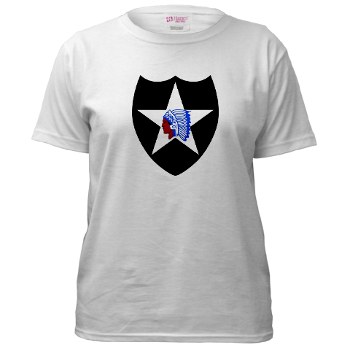 02ID - A01 - 04 - SSI - 2nd Infantry Division - Women's T-Shirt