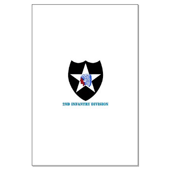 02ID - M01 - 02 - SSI - 2nd Infantry Division with text - Large Poster - Click Image to Close