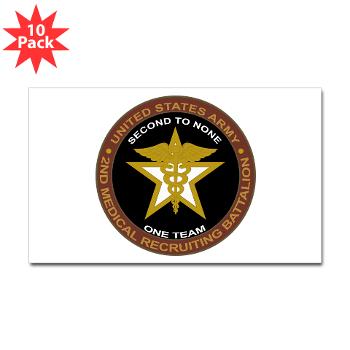 2MRB - M01 - 01 - DUI - 2nd Medical Recruiting Battalion (Gladiators) - Sticker (Rectangle 10 pk) - Click Image to Close