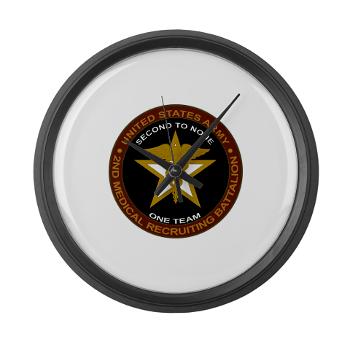 2MRB - M01 - 04 - DUI - 2nd Medical Recruiting Battalion (Gladiators) - Large Wall Clock - Click Image to Close
