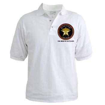 2MRB - A01 - 04 - DUI - 2nd Medical Recruiting Battalion (Gladiators) with Text - Golf Shirt - Click Image to Close