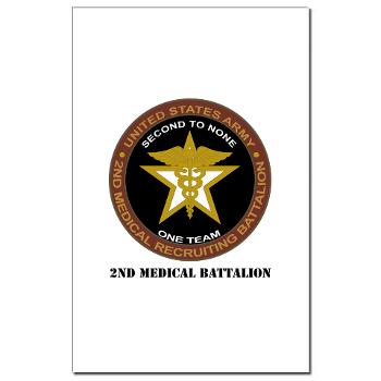 2MRB - M01 - 02 - DUI - 2nd Medical Recruiting Battalion (Gladiators) with Text - Mini Poster Print