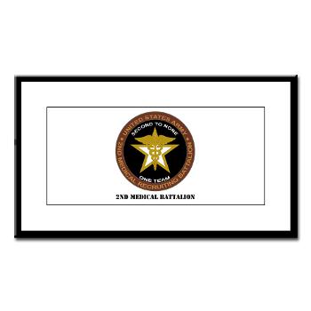 2MRB - M01 - 02 - DUI - 2nd Medical Recruiting Battalion (Gladiators) with Text - Small Framed Print - Click Image to Close