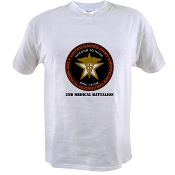 2MRB - A01 - 04 - DUI - 2nd Medical Recruiting Battalion (Gladiators) with Text - Value T-shirt