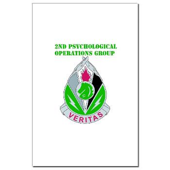 2POG - M01 - 02 - DUI - 2nd Psychological Operations Group with Text Mini Poster Print - Click Image to Close