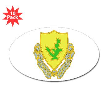 2S12CR - M01 - 01 - DUI - 2nd Squadron - 12th Cavalry Regiment - Sticker (Oval 10 pk)
