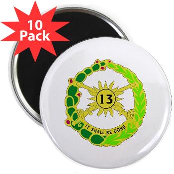 2S13CR - M01 - 01 - DUI - 2nd Squadron - 13th Cavalry Regiment - 2.25" Magnet (10 pack) - Click Image to Close