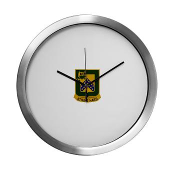 2S16CR - M01 - 03 - DUI - 2nd Squadron - 16th Cavalry Regiment - Modern Wall Clock