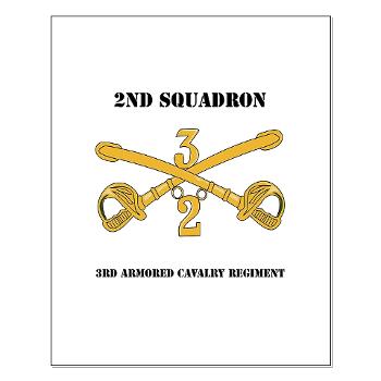 2S3ACR - M01 - 02 - DUI - 2nd Sqdrn - 3rd ACR with Text Small Poster