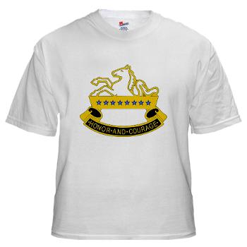 2S8CR - A01 - 04 - DUI - 2nd Squadron - 8th Cavalry Regiment - White T-Shirt - Click Image to Close