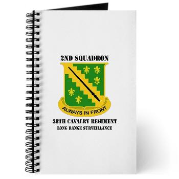 2SLRSABN38CR - M01 - 02 - DUI - 2nd Sqdrn (LRS)(Abn) - 38th Cavalry Regt with Text Journal