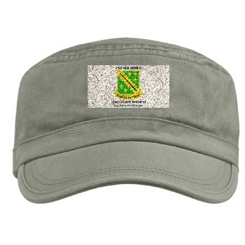2SLRSABN38CR - A01 - 01 - DUI - 2nd Sqdrn (LRS)(Abn) - 38th Cavalry Regt with Text Military Cap - Click Image to Close
