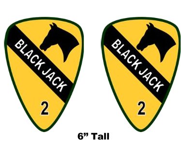 1st Cav 2BCT "Blackjack" - Signage Item 3