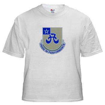 308BSB- A01 - 04 - DUI - 308th Bde - Support Bnt - White T-Shirt - Click Image to Close