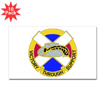 310SC - M01 - 01 - DUI - 310th Sustainment Command Sticker (Rectangle 10 pk) - Click Image to Close