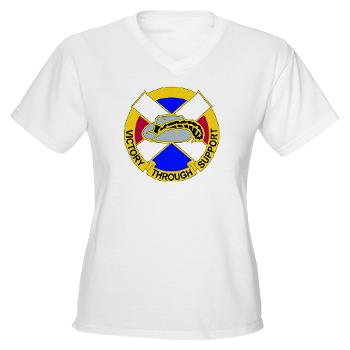 310SC - A01 - 04 - DUI - 310th Sustainment Command Women's V-Neck T-Shirt - Click Image to Close