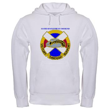 310SC - A01 - 03 - DUI - 310th Sustainment Command with text Hooded Sweatshirt - Click Image to Close