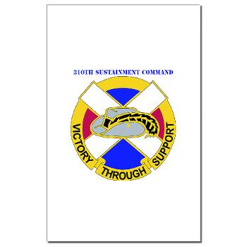 310SC - M01 - 02 - DUI - 310th Sustainment Command with text Mini Poster Print - Click Image to Close