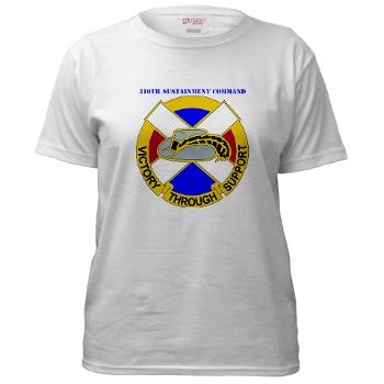 310SC - A01 - 04 - DUI - 310th Sustainment Command with text Women's T-Shirt