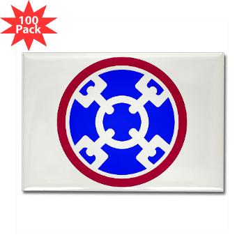 310SC - M01 - 01 - SSI - 310th Sustainment Command Rectangle Magnet (100 pack)