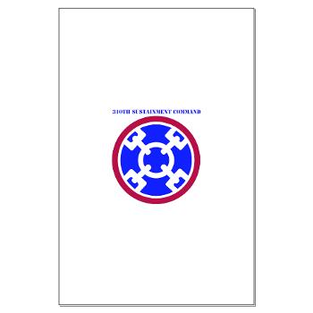 310SC - M01 - 02 - SSI - 310th Sustainment Command with text Large Poster