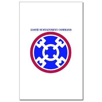 310SC - M01 - 02 - SSI - 310th Sustainment Command with text Mini Poster Print