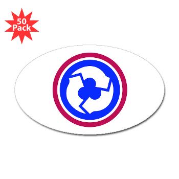 311SC - A01 - 01 - SSI - 311th Sustainment Command - Sticker (Oval 50 pk) - Click Image to Close