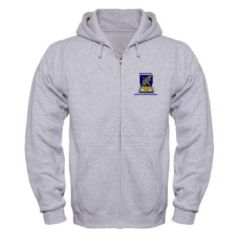 3158AB - A01 - 04 - DUI - 3 - 158 Aviation Battalion with Text - Zip Hoodie