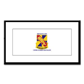 3159AB - M01 - 02 - DUI - 3 - 159 Aviation Battalion with Text - Small Framed Print