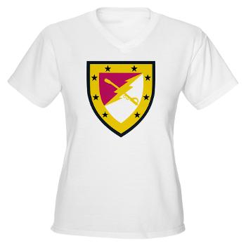316CB - A01 - 04 - SSI - 316th Cavalry Brigade Women's V-Neck T-Shirt - Click Image to Close
