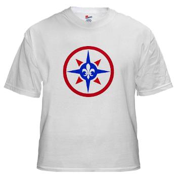 316SC - A01 - 04 - SSI - 316th Sustainment Command - White t-Shirt - Click Image to Close