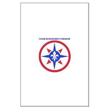 316SC - M01 - 02 - SSI - 316th Sustainment Command with Text - Large Poster