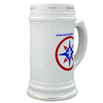 316SC - M01 - 03 - SSI - 316th Sustainment Command with Text - Stein