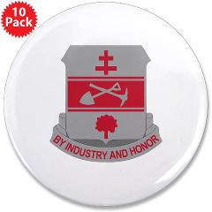 317EB - M01 - 01 - DUI - 317th Engineer Battalion - 3.5" Button (10 pack)