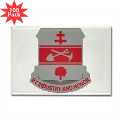 317EB - M01 - 01 - DUI - 317th Engineer Battalion - Rectangle Magnet (100 pack) - Click Image to Close