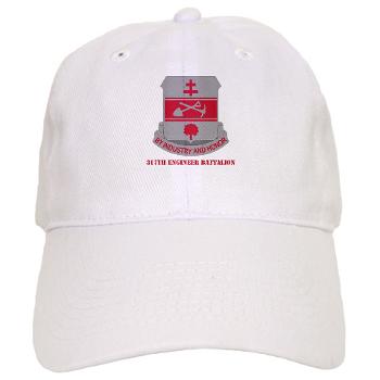 317EB - A01 - 01 - DUI - 317th Engineer Battalion with Text - Cap