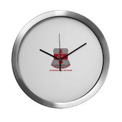 317EB - M01 - 03 - DUI - 317th Engineer Battalion with Text - Modern Wall Clock