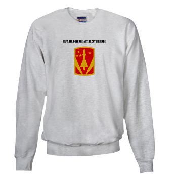 31ADAB - A01 - 03 - SSI - 31st Air Defense Artillery Bde with Text - Sweatshirt - Click Image to Close