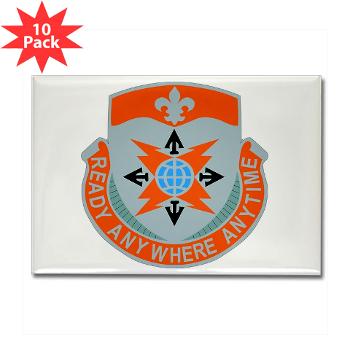 324SC - M01 - 01 - DUI - 324th Signal Company - Rectangle Magnet (10 pack) - Click Image to Close