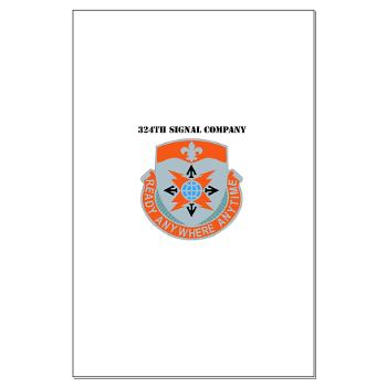 324SC - M01 - 02 - DUI - 324th Signal Company with Text - Large Poster