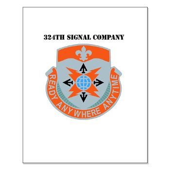 324SC - M01 - 02 - DUI - 324th Signal Company with Text - Small Poster