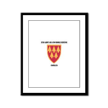 32AAMDC - M01 - 02 - SSI - 32nd Army Air and Missile Defense Command with Text - Framed Panel Print - Click Image to Close