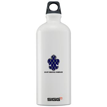 331SC - M01 - 03 - 331st Signal Company with Text - Sigg Water Bottle 1.0L